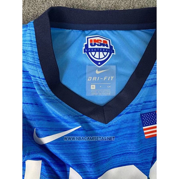 Camiseta USA 2021 Kevin Durant NO 7 Azul
